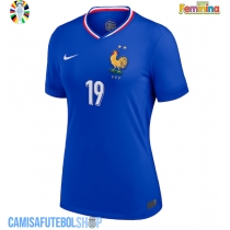 Camisa de time de futebol França Youssouf Fofana #19 Replicas 1º Equipamento Feminina Europeu 2024 Manga Curta